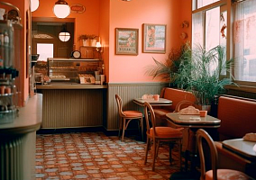 6 цветовых палитр, для вашей кофейни в 2023 году