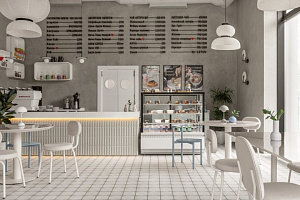 Светлая и просторная кофейня в Астане