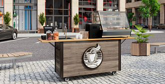 картинка NEW! BAR DISPLAY CASE A59 (ASTI)