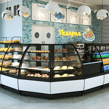 Кондитерские витрины K70 FLANDRIA 2